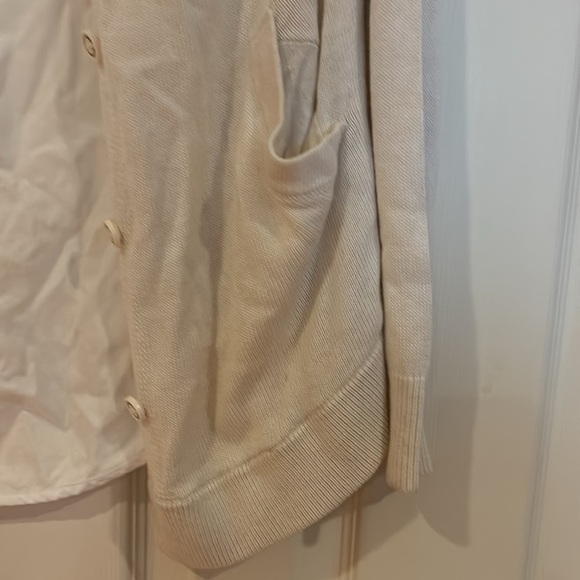 Lululemon beige  cardigan with pockets Sz 4 - Picture 7 of 16